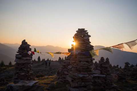 Stoanerne Mandln - Sonnenaufgang